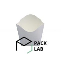 Package for French fries "Mini" white Package for French fries "Mini" white